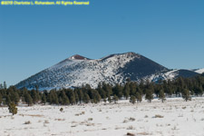 crater and snow